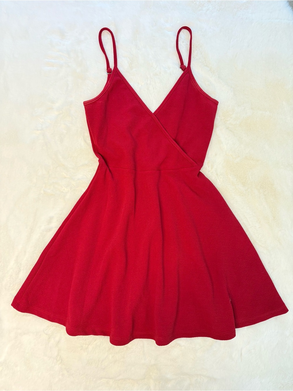 3/$30 Red Skater Mini Dress ❤️